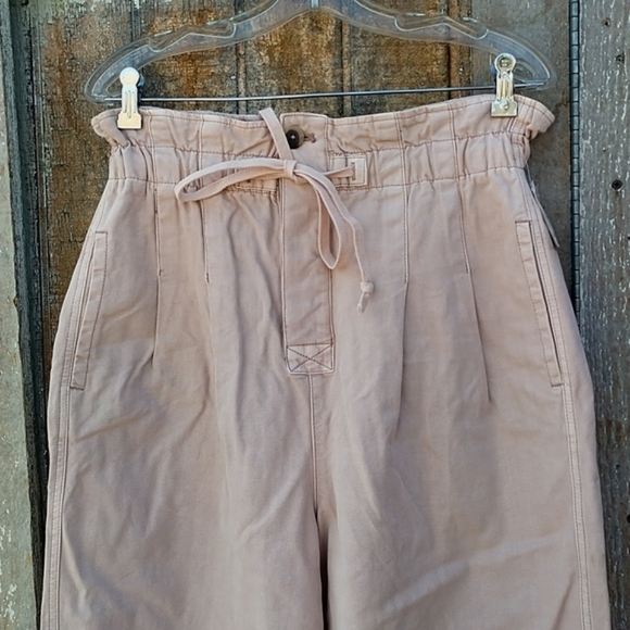 New Free People Margate pants pleated high rise trouser medium - Picture 6 of 13